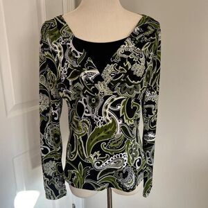 VINTAGE PERCEPTIONS LONG SLEEVE CAMI‎ TOP